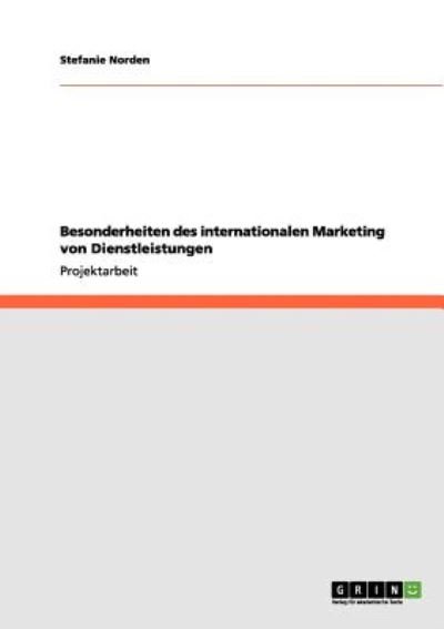Cover for Norden · Besonderheiten des international (Book) [German edition] (2011)