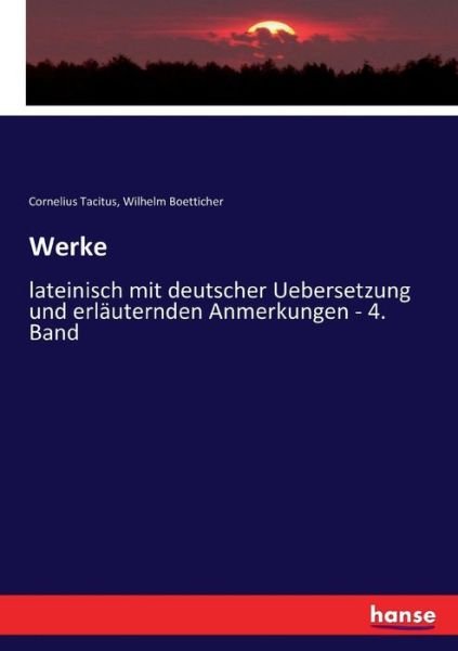 Werke - Tacitus - Książki -  - 9783744620857 - 19 lutego 2017