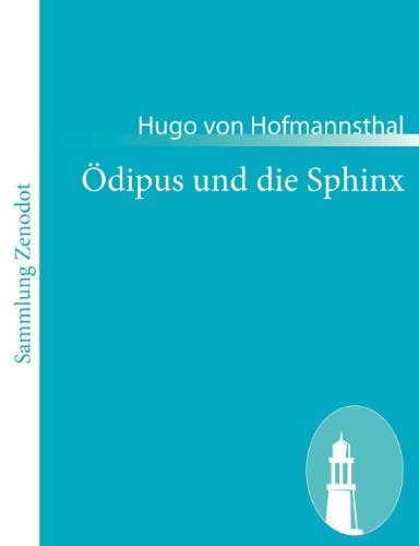 Cover for Hugo Von Hofmannsthal · Ödipus Und Die Sphinx (Paperback Book) [German edition] (2010)