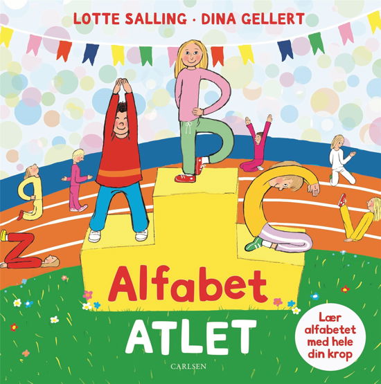 Cover for Lotte Salling · Alfabet-atlet (Bound Book) [1. Painos] (2018)