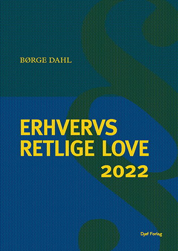 Cover for Børge Dahl · Erhvervsretlige love 2022 (Sewn Spine Book) [44e édition] (2022)