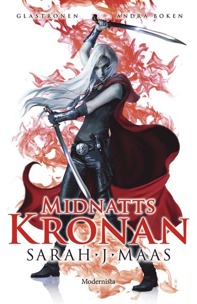 Cover for Sarah J. Maas · Glastronen: Midnattskronan (Indbundet Bog) (2017)