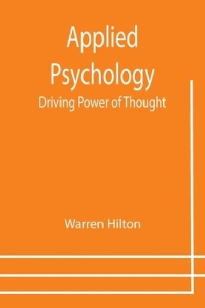 Cover for Warren Hilton · Applied Psychology (Paperback Book) (2021)