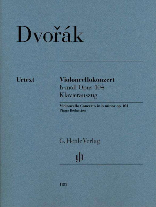 Cover for Antonin Dvorak · Violoncello Concerto b minor op. 104 (Paperback Bog) (2021)