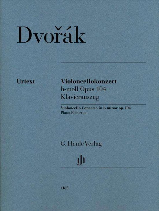 Cover for Antonin Dvorak · Violoncello Concerto b minor op. 104 (Paperback Book) (2021)