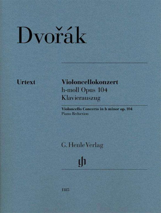 Violoncello Concerto b minor op. 104 - Antonin Dvorak - Bücher - Henle, G. Verlag - 9790201811857 - 1. September 2021