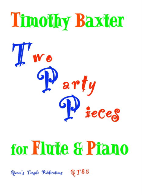 Cover for Two Party Pieces (Sheet music) (2025)