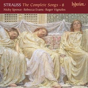 Strauss / Complete Songs - Vol 8 - Spence / Evans / Vignoles - Música - HYPERION - 0034571281858 - 28 de julho de 2017