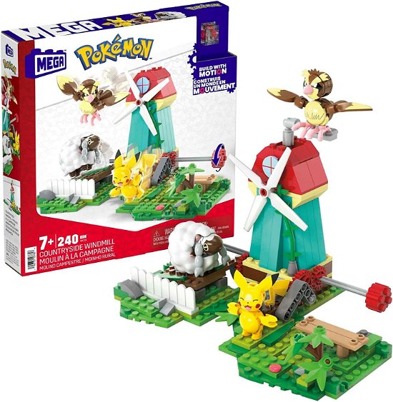 Pokemon Countryside Windmill - Mega Bloks Pokemon - Merchandise - ABGEE - 0194735107858 - 16. mars 2023