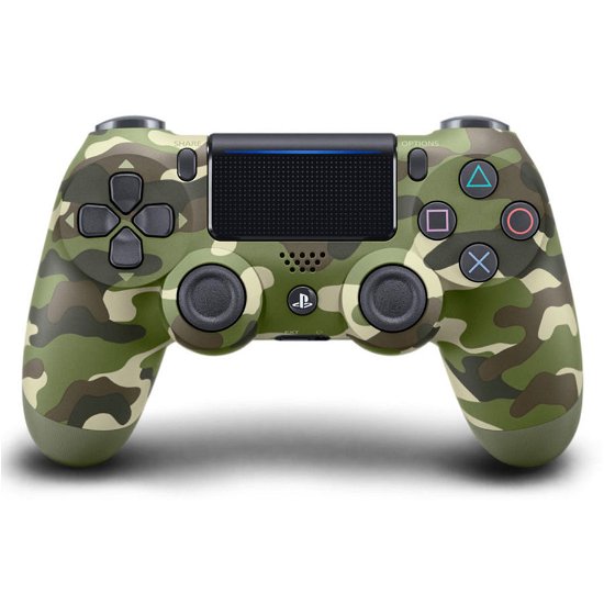 Cover for Ps4 · Sony Official PlayStation 4  DualShock 4 Wireless Controller  Version 2  Green Camouflage PS4 (Tillbehör) (2017)