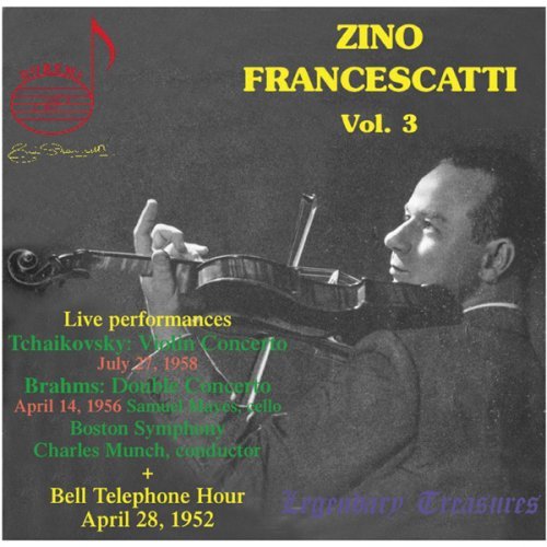 Zino Francescatti 3 - Zino Francescatti - Música - DRI - 0723721395858 - 11 de noviembre de 2008