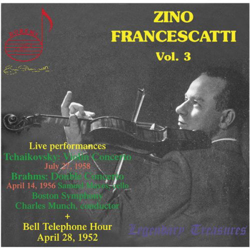 Zino Francescatti 3 - Zino Francescatti - Musiikki - DRI - 0723721395858 - tiistai 11. marraskuuta 2008