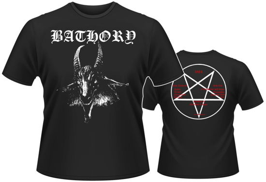 Cover for Bathory · Goat (T-shirt) [size L] [Black edition] (2009)