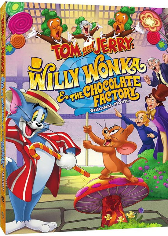 Cover for Tom &amp; Jerry: Willy Wonka &amp; the Chocolate Factory (DVD) (2017)