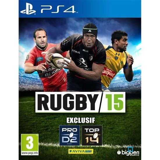 Rugby 15 - Playstation 4 - Game - Big Ben - 3499550329858 - April 24, 2019