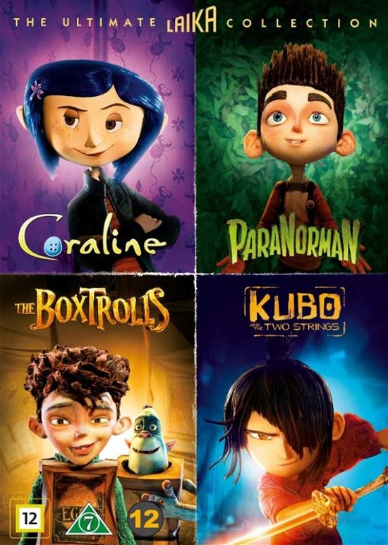 Coraline / ParaNorman / The Boxtrolls / Kubo And The Two Strings - The Ultimate LAIKA Collection - Film - JV-UPN - 5053083100858 - 23. februar 2017