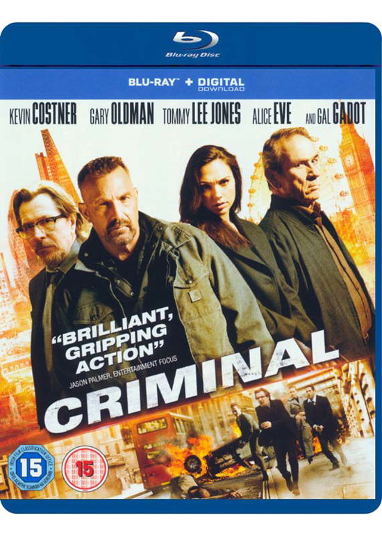 Cover for Criminal Blu-ray · Criminal (Blu-ray) (2016)