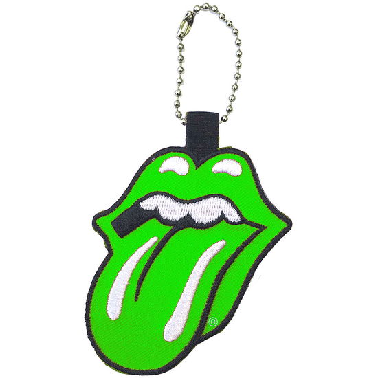 The Rolling Stones Keychain: Classic Tongue (Patch) - The Rolling Stones - Produtos -  - 5056170694858 - 