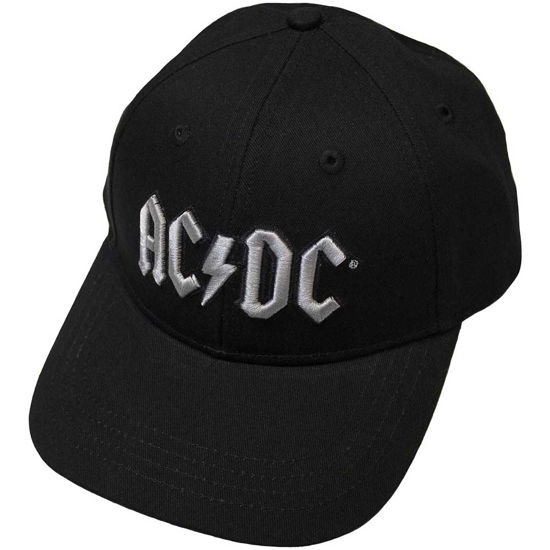 AC/DC Unisex Baseball Cap: Silver Logo - AC/DC - Produtos -  - 5056737220858 - 