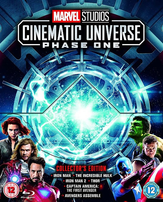 Cover for Marvel Cinematic Universe Phase 1 Box Set (Blu-ray) (2018)