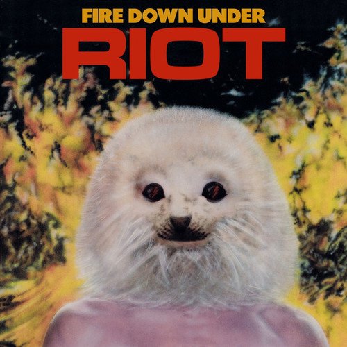 Cover for Riot · Fire Down Under (Ltd. Translucent Red Vinyl) (LP) [Limited Red Color edition] (2023)