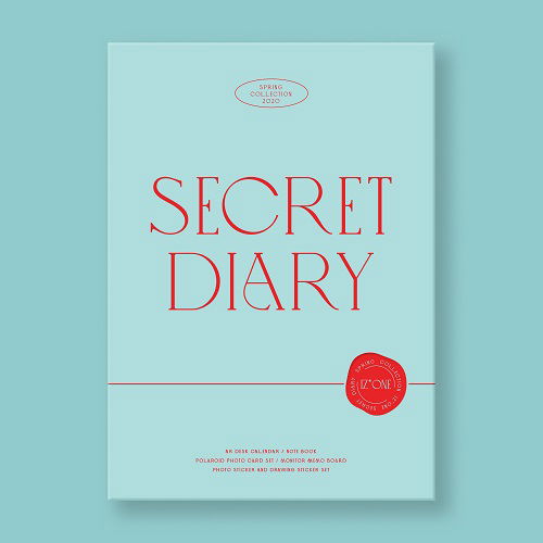 Cover for Iz*one · SPRING COLLECTION [SECRET DIARY] (CALENDAR PACKAGE) (Book) (2020)