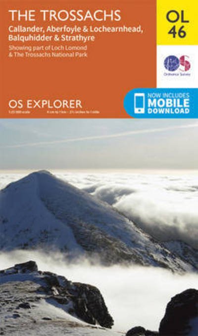 Cover for Ordnance Survey · The Trossachs, Callander, Aberfoyle &amp; Lochearnhead, Balquhidder &amp; Strathyre - OS Explorer Map (Map) [May 2015 edition] (2015)