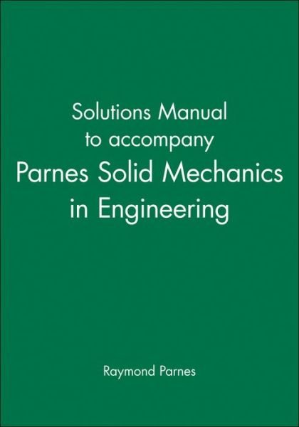 Cover for Raymond Parnes · Solid Mechanics in Engineering, Sol T/a (Paperback Book) (2011)