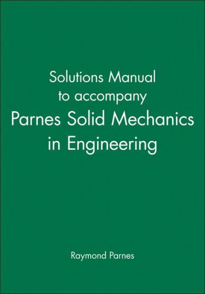 Cover for Raymond Parnes · Solid Mechanics in Engineering, Sol T/a (Pocketbok) (2011)