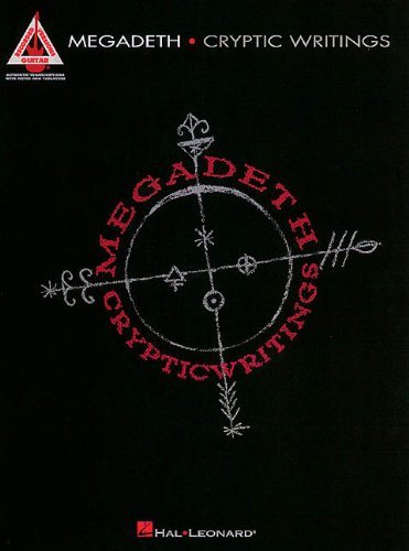 Cover for Megadeth · Megadeth - Cryptic Writings (Paperback Bog) [Guitar Recorded edition] (1998)