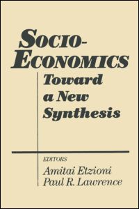 Cover for Amitai Etzioni · Socio-economics: Toward a New Synthesis (Hardcover Book) (1993)