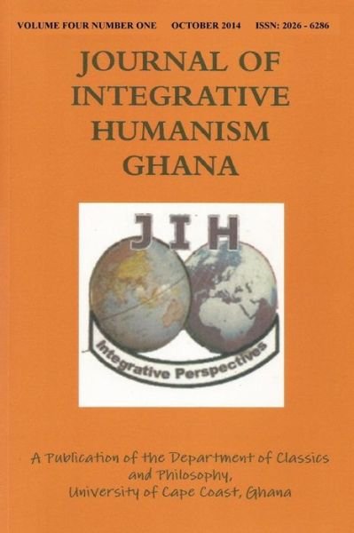 Cover for Ghana Departm University of Cape Coast · Journal of Integrative Humanism Ghana (Paperback Book) (2015)