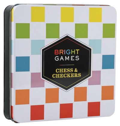 Bright Games Chess & Checkers - Bright Games - Chronicle Books - Jeu de société - Chronicle Books - 9781452179858 - 16 avril 2019