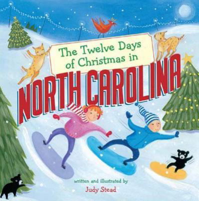 Cover for The Twelve Days of Christmas in North Carolina (Board book) (2017)