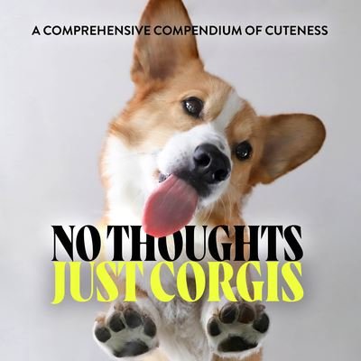 Cover for Union Square &amp; Co. · No Thoughts Just Corgis: A Comprehensive Compendium of Cuteness (Hardcover Book) (2023)