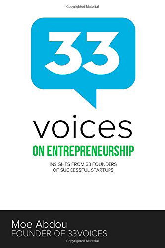 Cover for Moe Abdou · 33voices on Entrepreneurship (Pocketbok) (2014)