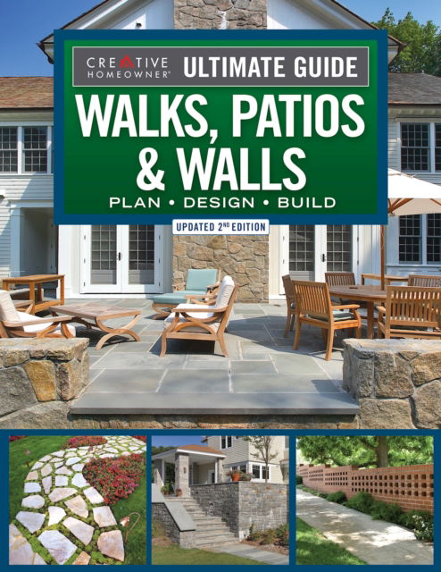 Cover for Mark Wolfe · Ultimate Guide to Walks, Patios &amp; Walls, Updated 2nd Edition: Plan • Design • Build (Paperback Book) (2023)