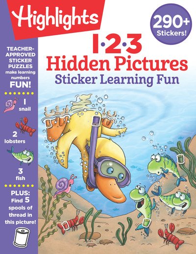 Cover for Highlights · 123 Hidden Pictures (Hardcover Book) (2020)