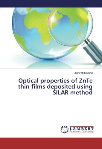 Cover for Jignesh Rathod · Optical Properties of Znte Thin Films Deposited Using Silar Method (Pocketbok) (2014)