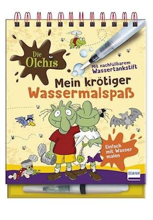 Cover for Ullmann Medien GmbH · Die Olchis - Mein krötiger Wassermalspaß (Paperback Book) (2021)