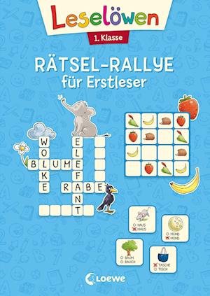 Cover for Christiane Wittenburg · Leselöwen Rätsel-Rallye für Erstleser - 1. Klasse (Hellblau) (Paperback Book) (2022)
