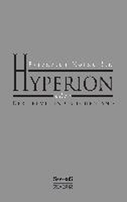 Cover for Friedrich Hoelderlin · Hyperion oder Der Eremit in Griechenland (Paperback Book) [German edition] (2014)