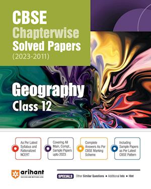 Cover for Farah Sultan · CBSE CHAPTERWISE SOLVED PAPER GEOGRAPHY CLASS 12th (Edition10) (Book) (2023)