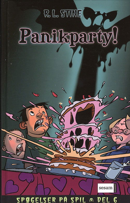 Cover for R. L. Stine · Spøgelser på spil., del 6: Panikparty! (Bound Book) [1º edição] [Indbundet] (2007)