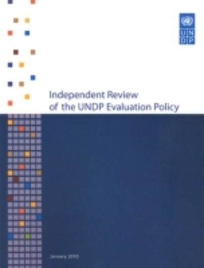 Cover for United Nations Development Programme · Independent review of UNDP evaluation policy (Paperback Book) (2013)