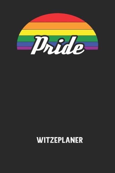 Cover for Witze Notizbuch · PRIDE - Witzeplaner (Paperback Book) (2020)