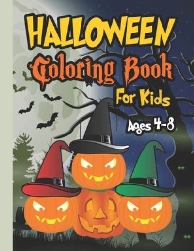 Cover for Ruhul Publication Zone · Halloween Coloring Books For Kids Ages 4-8 (Paperback Book) (2020)
