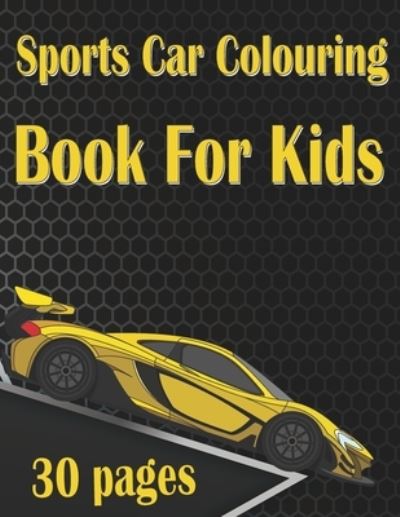 Cover for Kaice Publishing · Sports Car Colouring Book For Kids (Paperback Book) (2021)