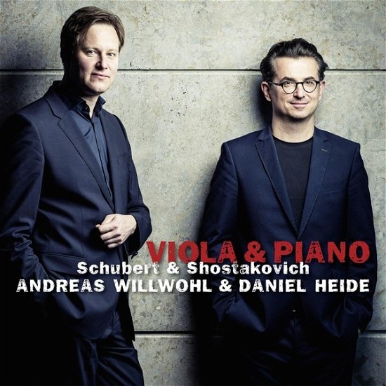 Cover for Andreas | Daniel Heide Willwohl · Schubert &amp; Shostakovich: Viola &amp; Piano (CD) (2024)