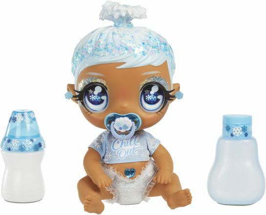 Cover for Glitter Babyz Pop Doll  Light Blue Snowflake (MERCH)